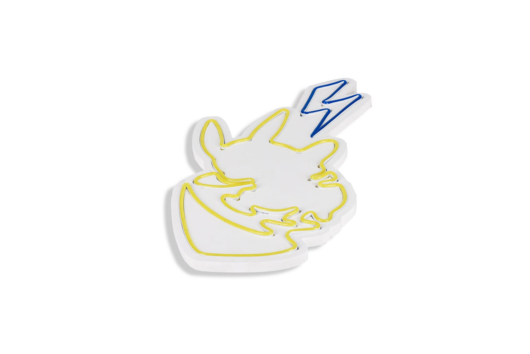 lastična zidna dekoracija s LED rasvjetom, Pikachu - Yellow Blue-Vasdom.hr