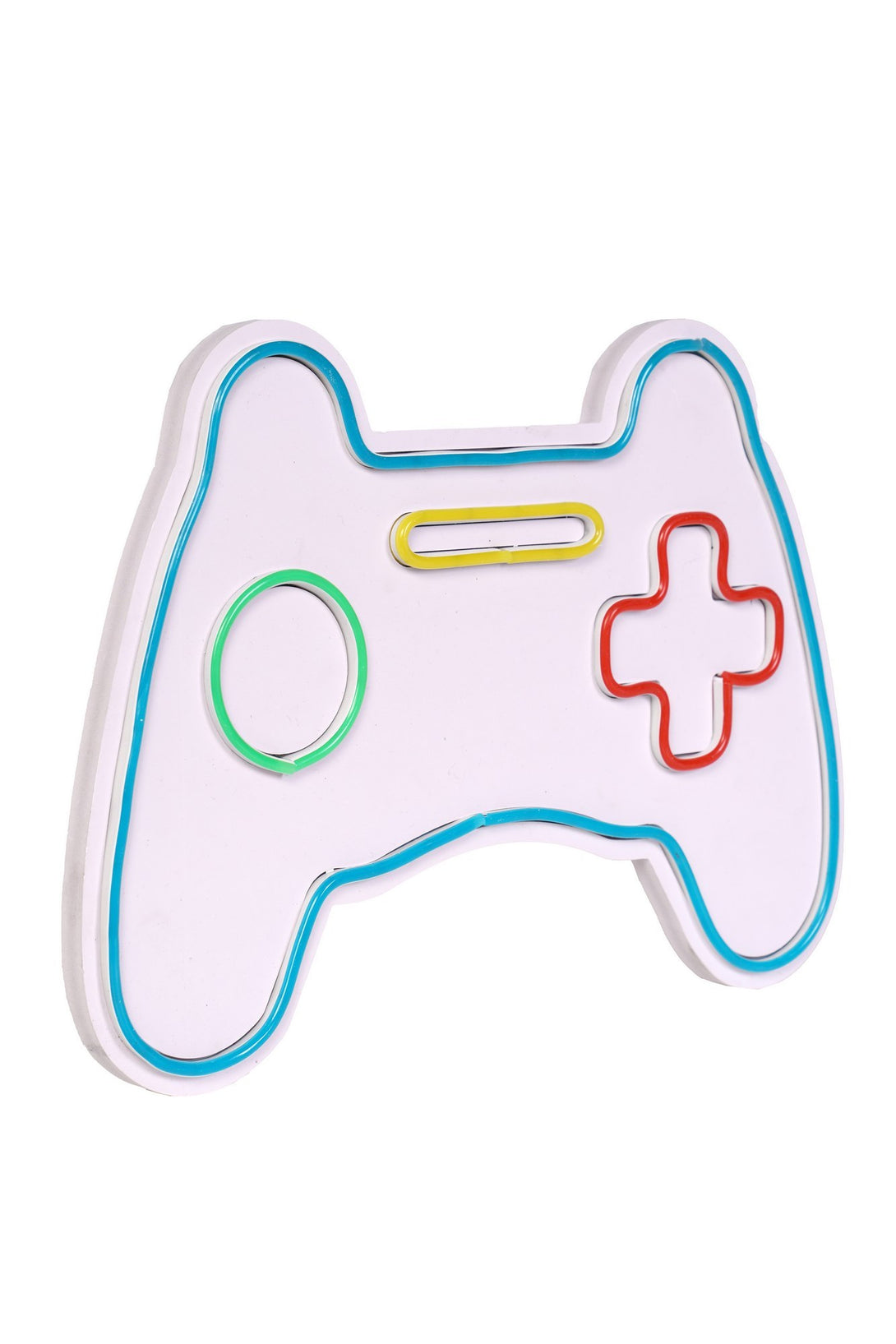 lastična zidna dekoracija s LED rasvjetom, Play Station Gaming Controller - Blue-Vasdom.hr