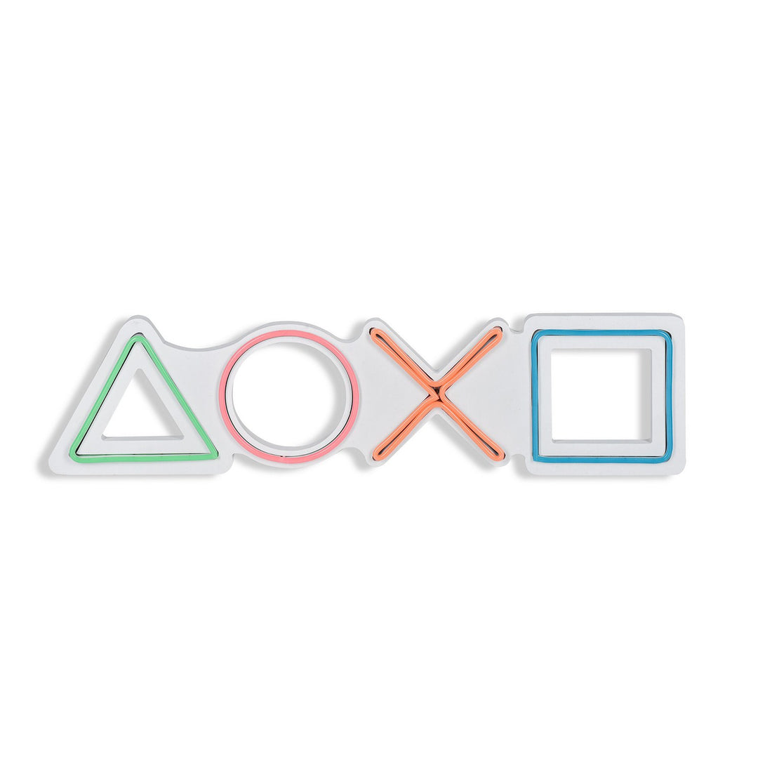 lastična zidna dekoracija s LED rasvjetom, Play Station - Multicolor-Vasdom.hr