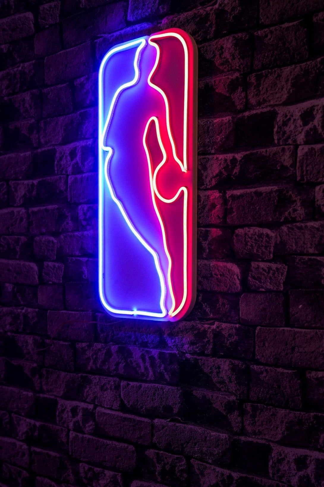 lastična zidna dekoracija s LED rasvjetom, The Logo Jerry West - Multicolor-Vasdom.hr