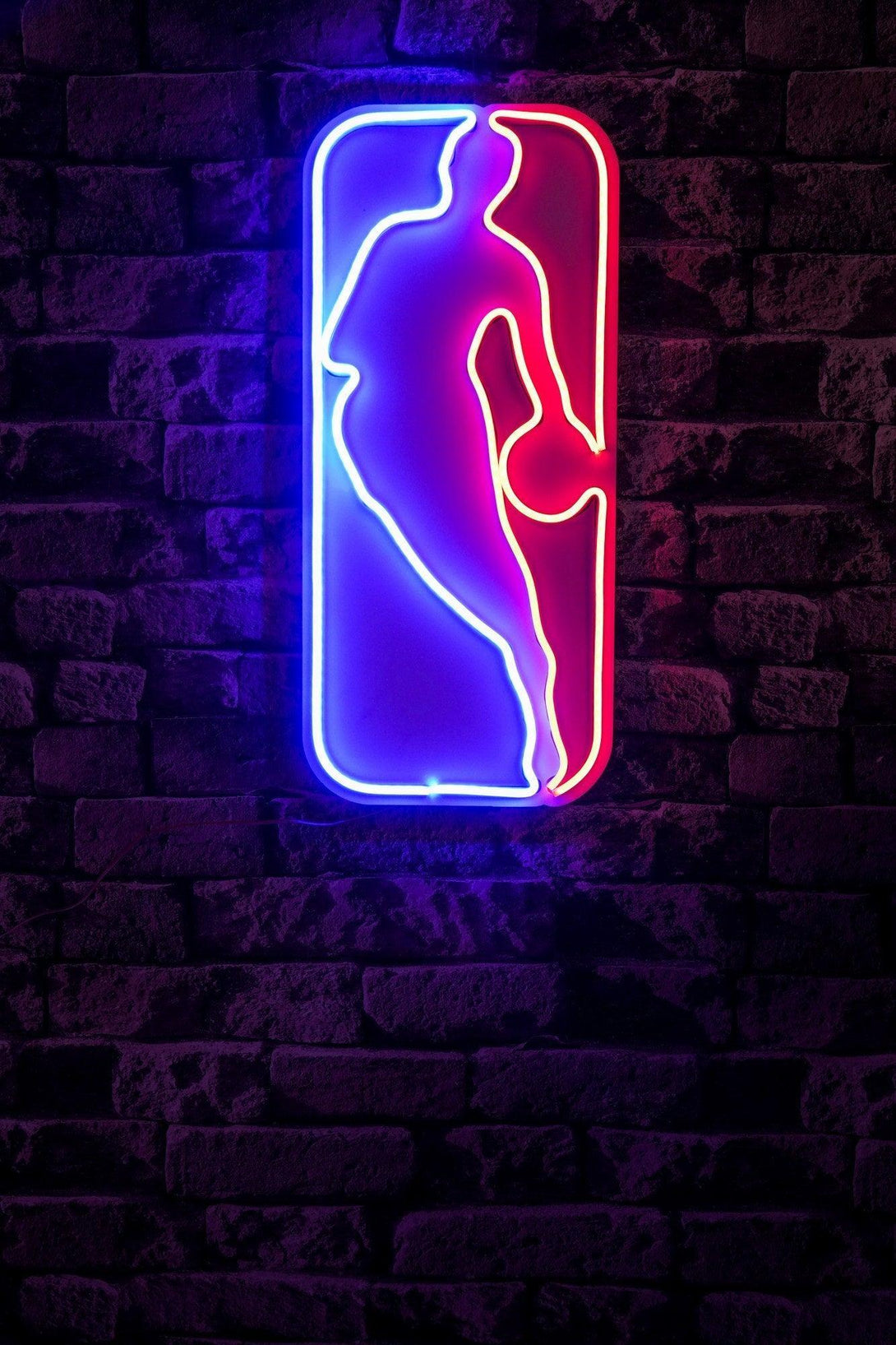 lastična zidna dekoracija s LED rasvjetom, The Logo Jerry West - Multicolor-Vasdom.hr