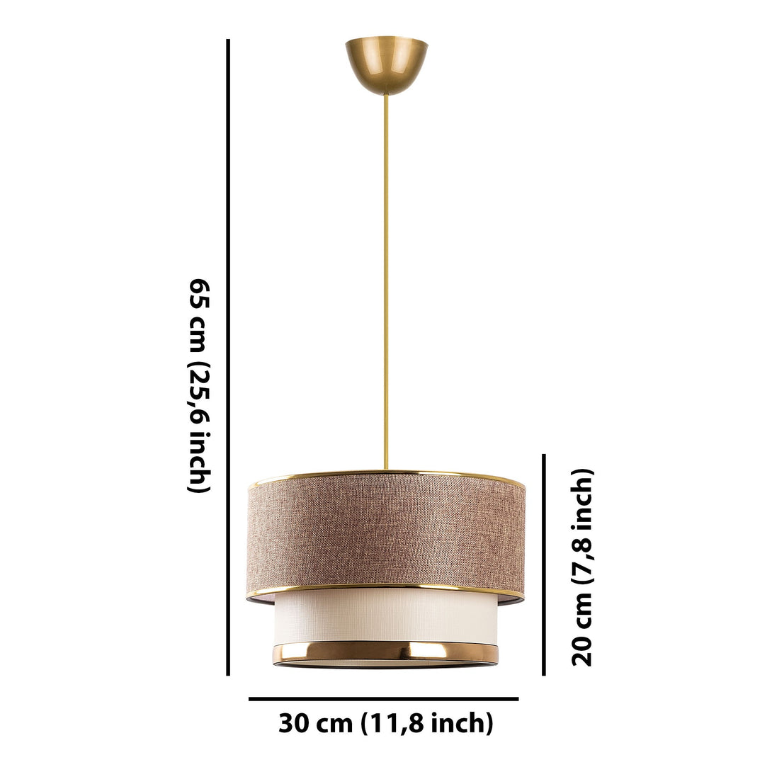 Luster Cake - Beige, Gold-Vasdom.hr