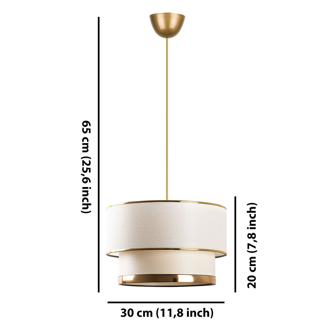 Luster Cake - Cream, Gold-Vasdom.hr