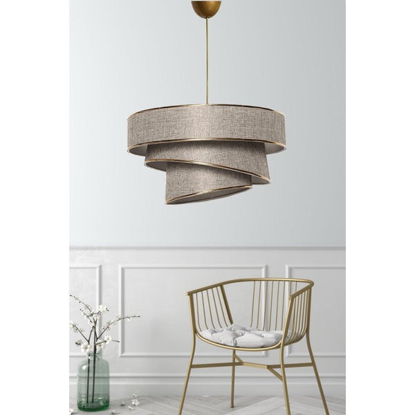 Luster Couper - Beige, Gold-Vasdom.hr