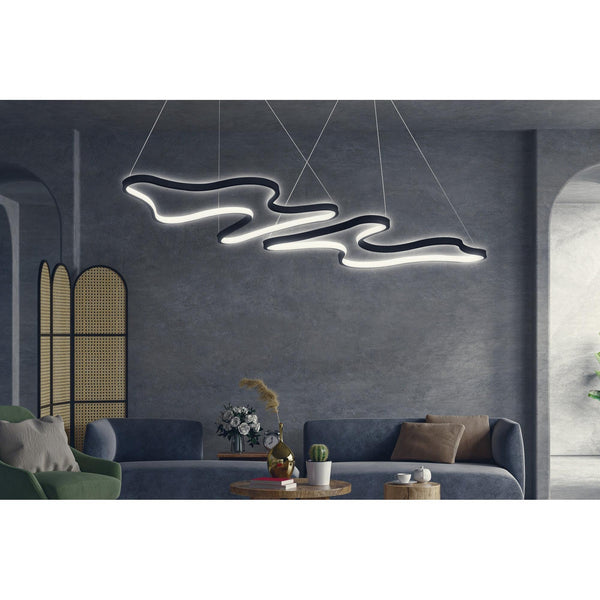 Luster Duple Artisan - Black Body, White Light-Vasdom.hr
