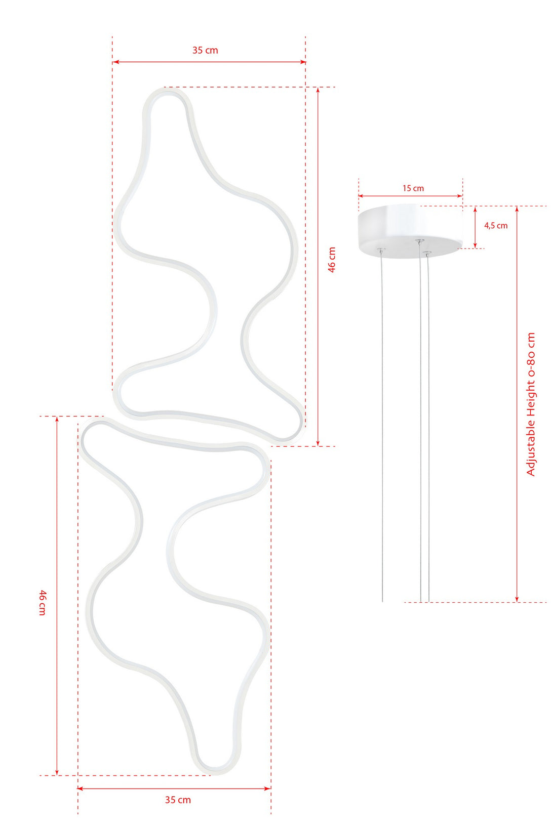 Luster Duple Artisan - White Body, White Light-Vasdom.hr