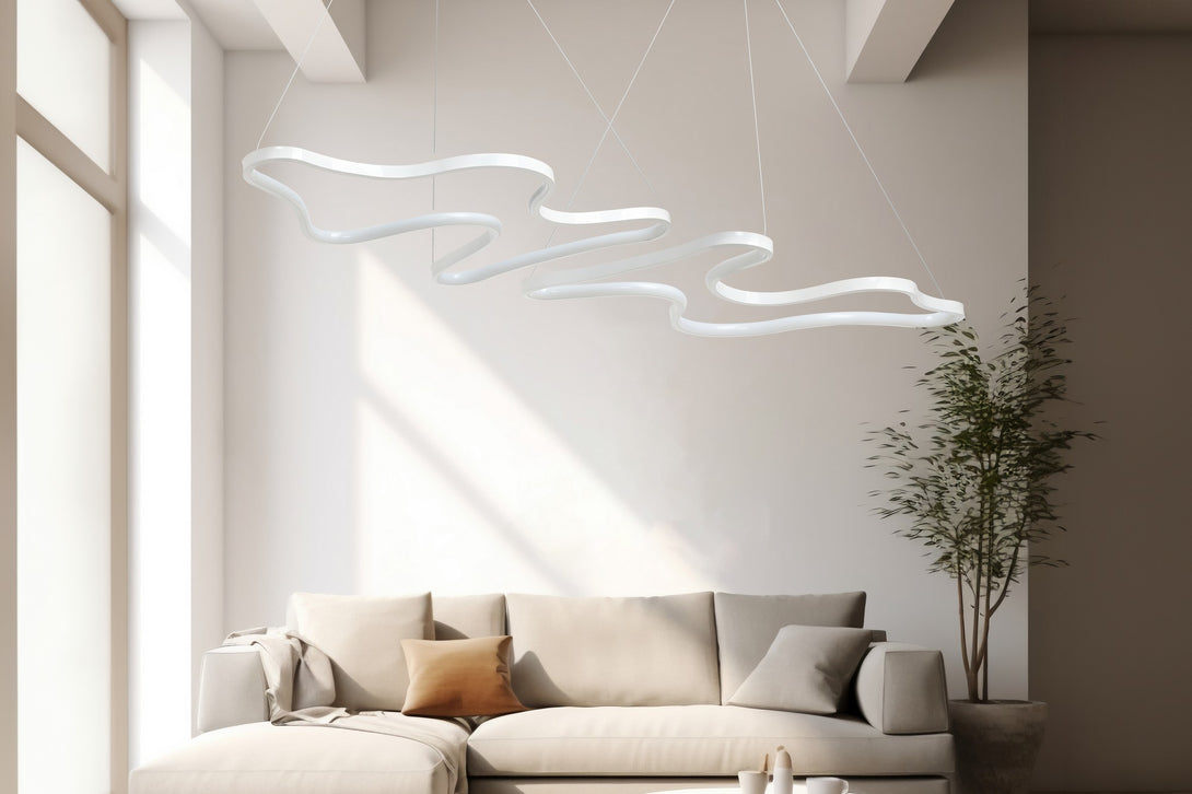 Luster Duple Artisan - White Body, Yellow Light-Vasdom.hr