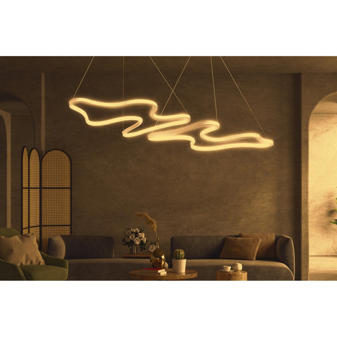 Luster Duple Artisan - White Body, Yellow Light-Vasdom.hr