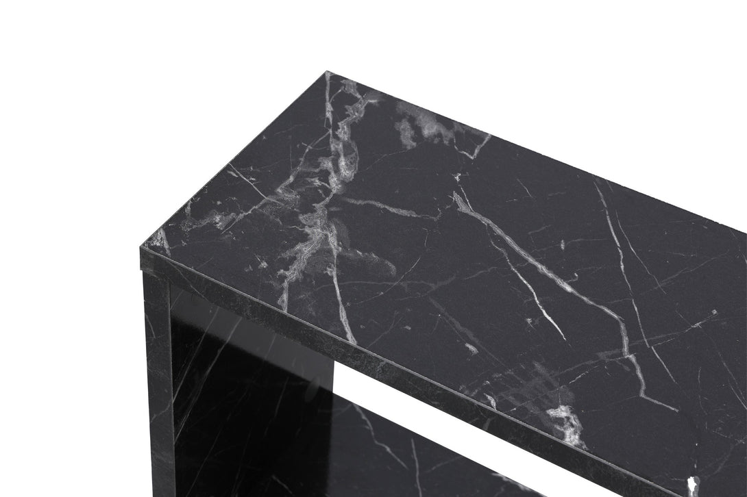 Mali stolić Life - Black, Marble-Vasdom.hr