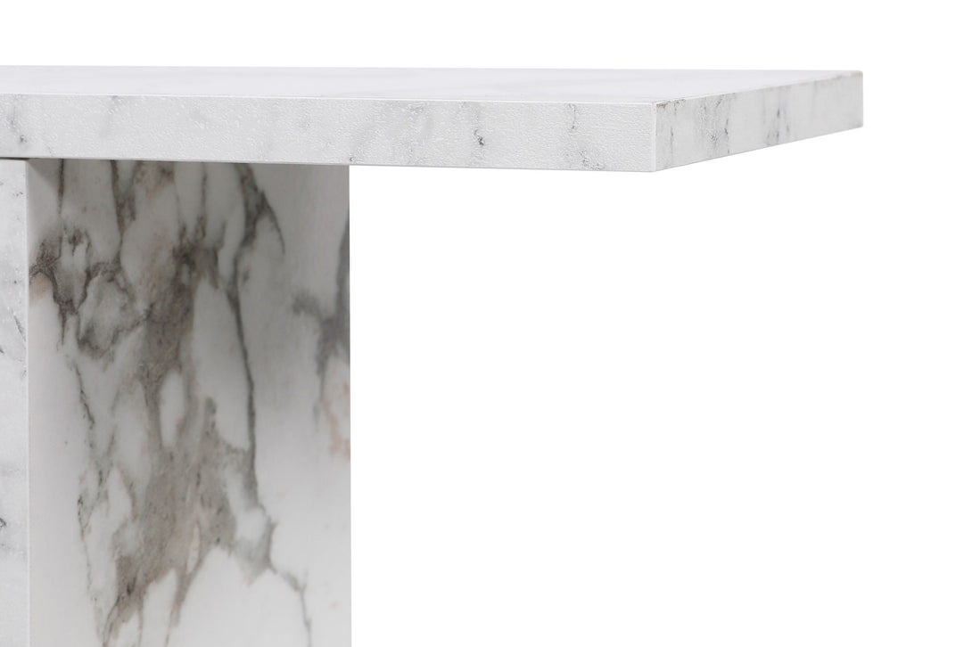 Mali stolić Life - White, Marble-Vasdom.hr