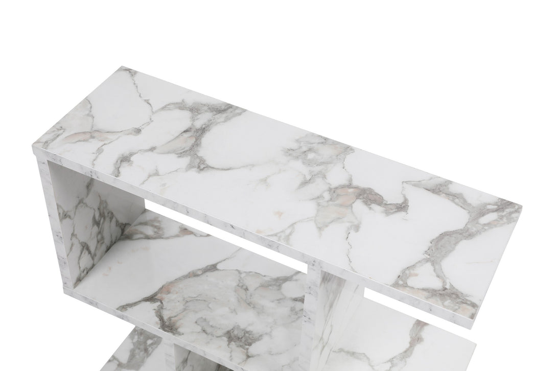 Mali stolić Life - White, Marble-Vasdom.hr
