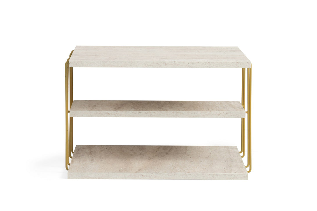 Mali stolić Lifon - Gold, Travertine-Vasdom.hr