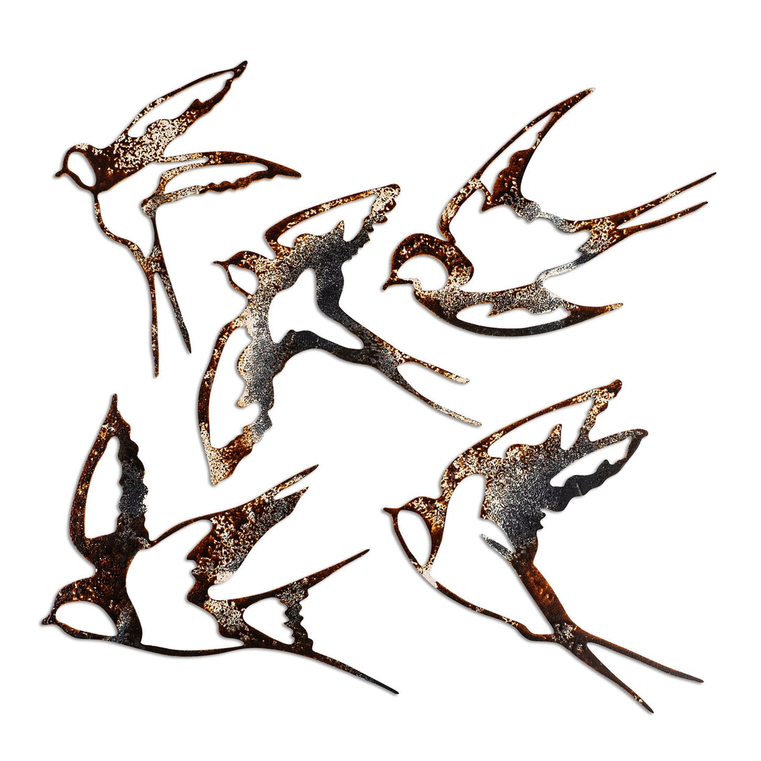 Metalna zidna dekoracija, Birds-2-Vasdom.hr
