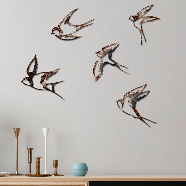 Metalna zidna dekoracija, Birds-2-Vasdom.hr
