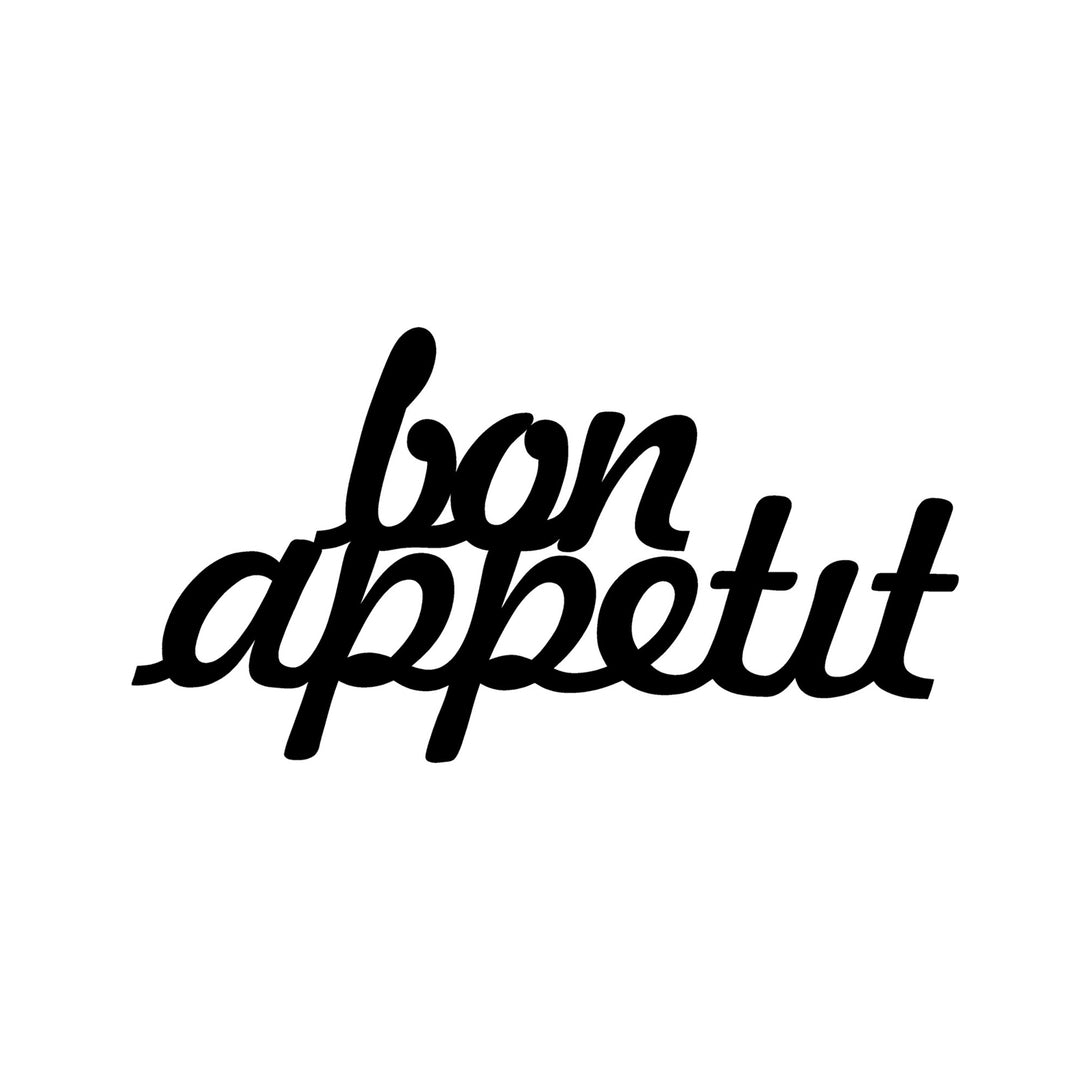 Metalna zidna dekoracija, Bon Appetit 1 - Black-Vasdom.hr