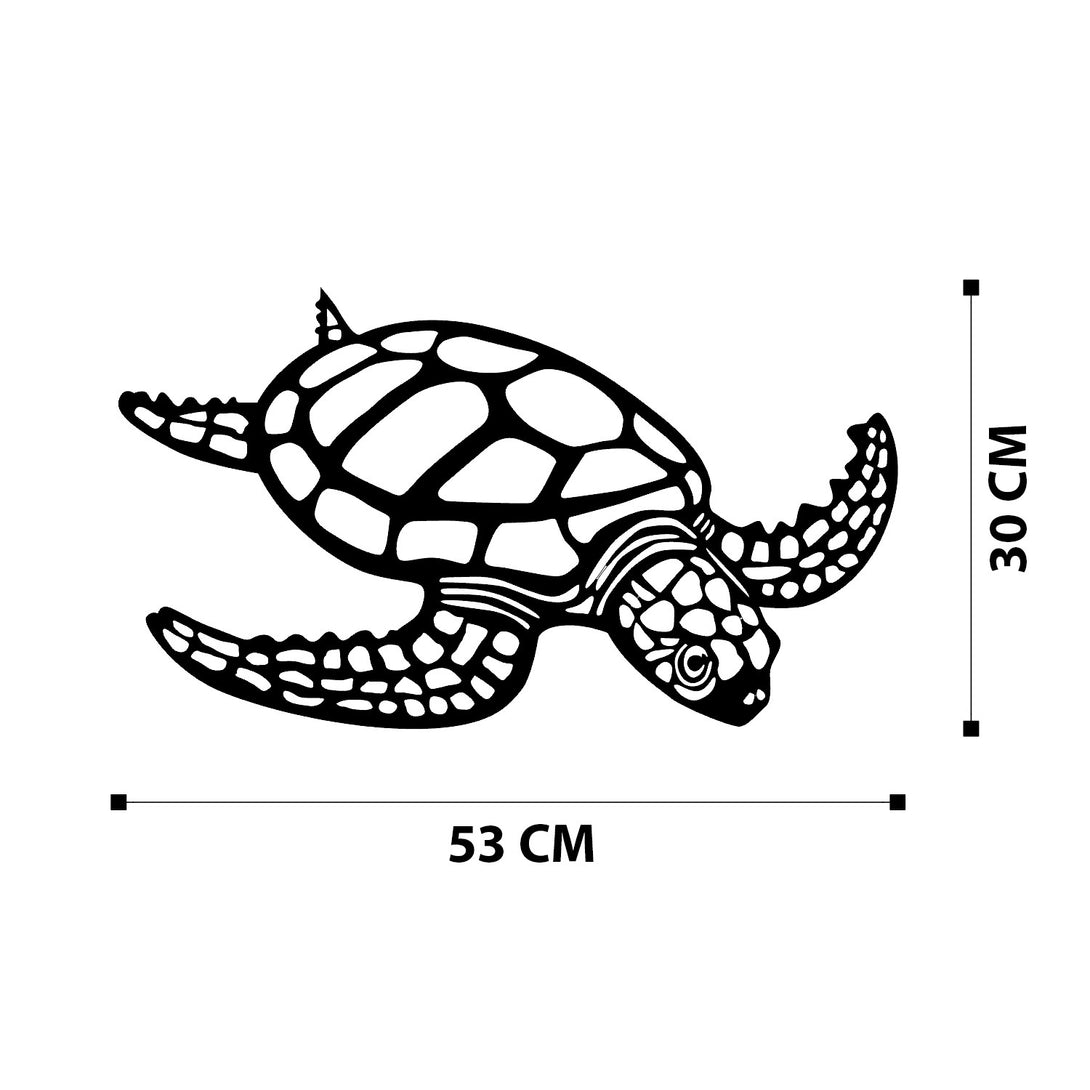 Metalna zidna dekoracija, Caretta Caretta-Vasdom.hr