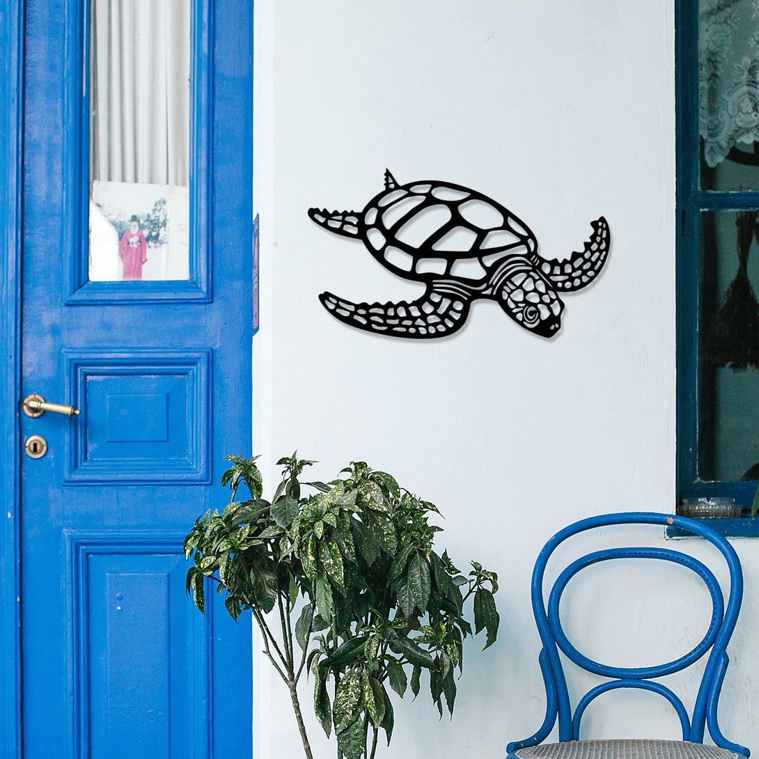 Metalna zidna dekoracija, Caretta Caretta-Vasdom.hr