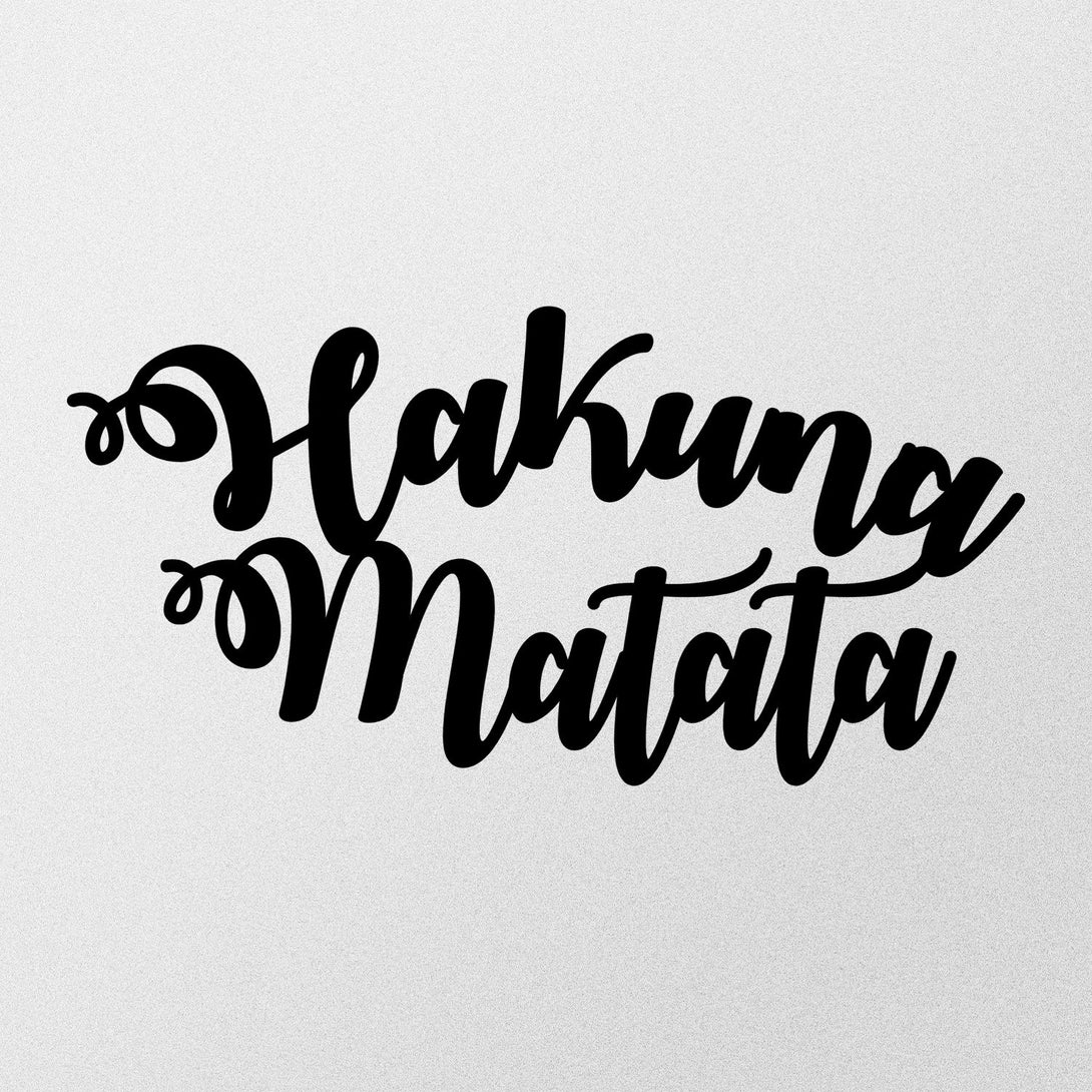 Metalna zidna dekoracija, Hakuna Matata-Vasdom.hr