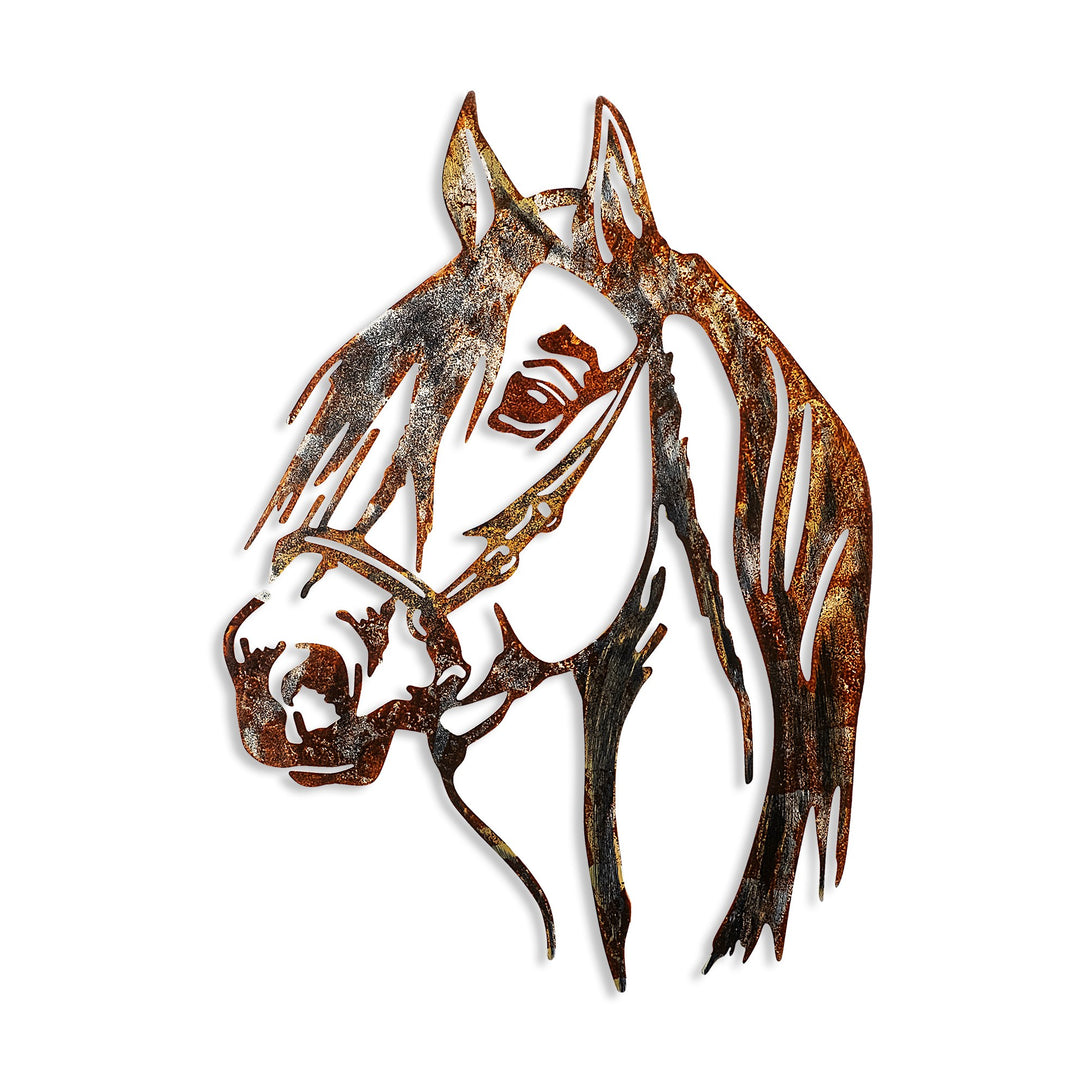 Metalna zidna dekoracija, Horse - 3-Vasdom.hr