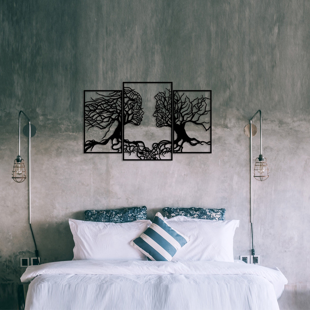 Metalna zidna dekoracija, Love Tree-Vasdom.hr