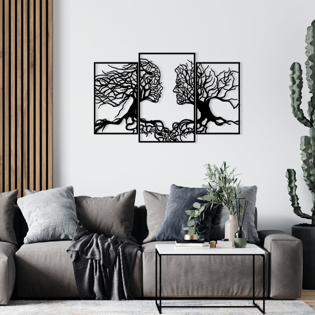 Metalna zidna dekoracija, Love Tree-Vasdom.hr