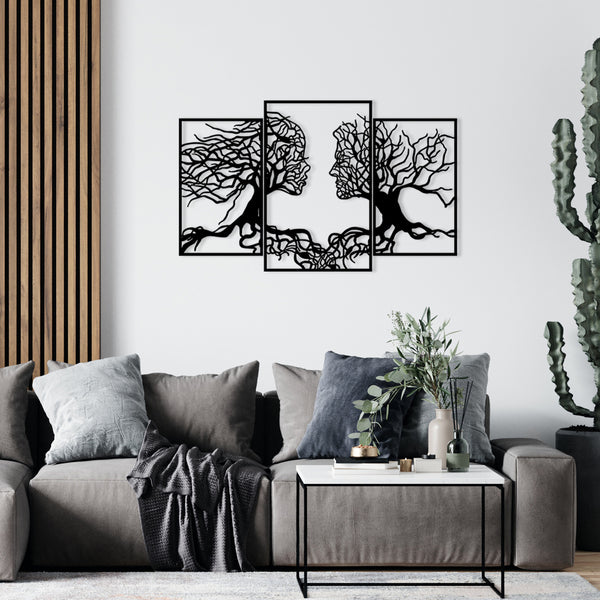 Metalna zidna dekoracija, Love Tree-Vasdom.hr