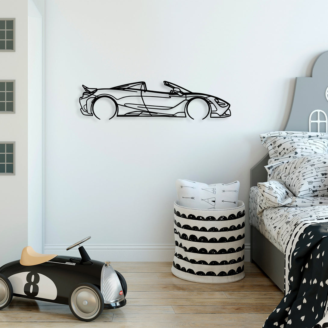 Metalna zidna dekoracija, McLaren 720S Silhouette-Vasdom.hr