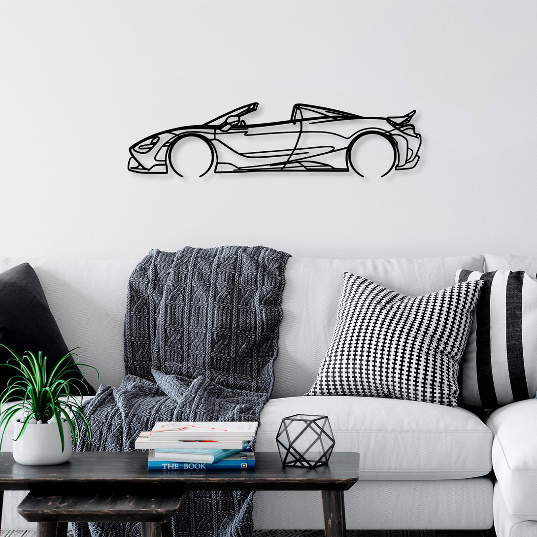 Metalna zidna dekoracija, McLaren 720S Silhouette-Vasdom.hr