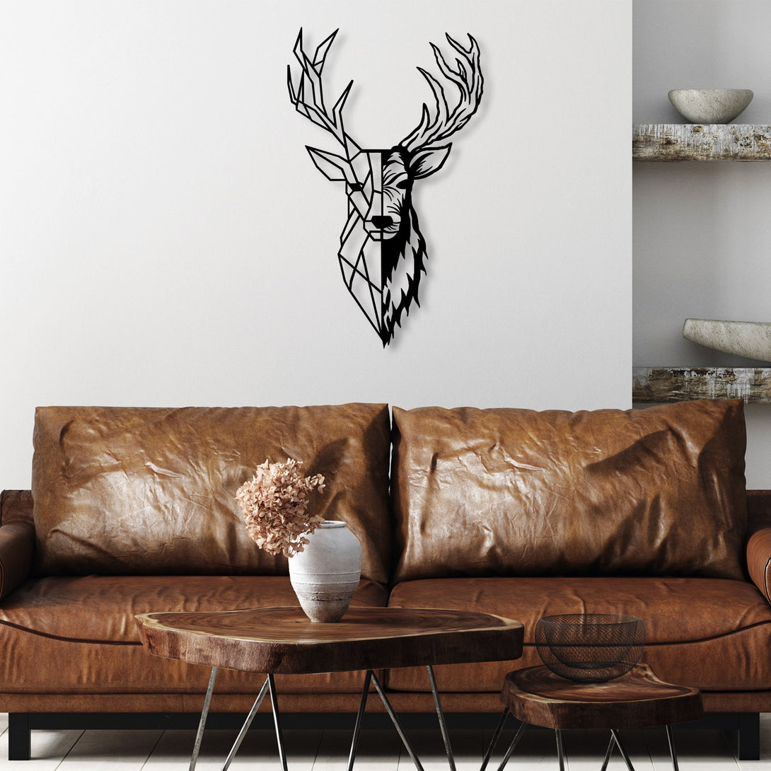 Metalna zidna dekoracija, Red Deer 2-Vasdom.hr