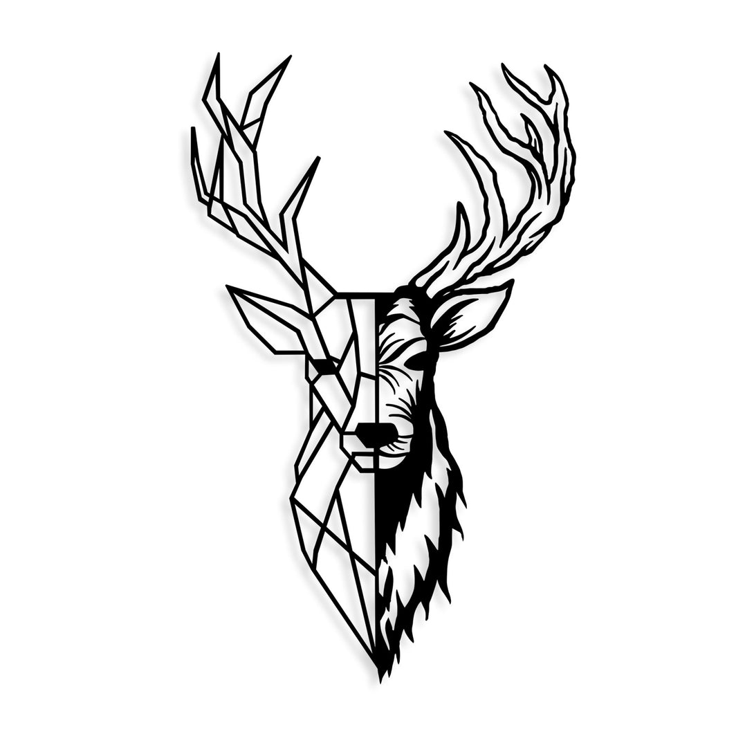 Metalna zidna dekoracija, Red Deer 2-Vasdom.hr