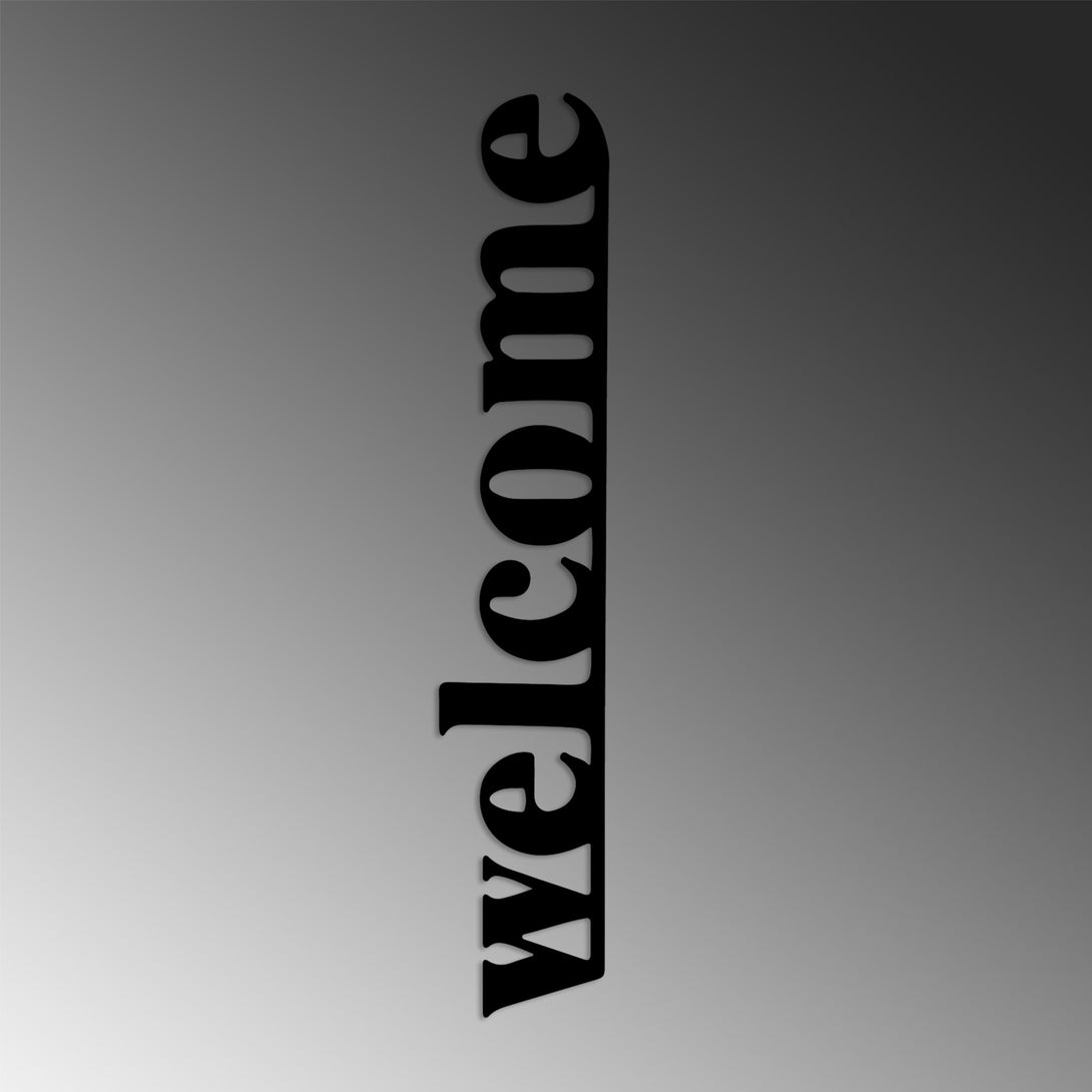 Metalna zidna dekoracija, Welcome-5-Vasdom.hr