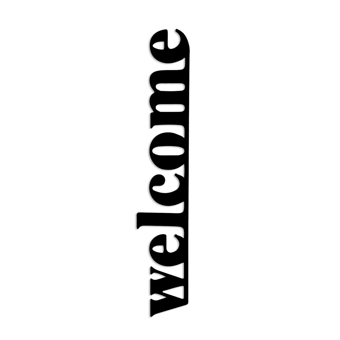 Metalna zidna dekoracija, Welcome-5-Vasdom.hr