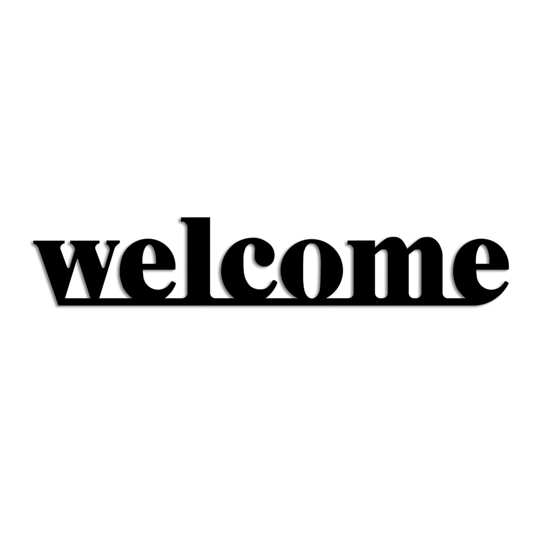Metalna zidna dekoracija, Welcome-Vasdom.hr