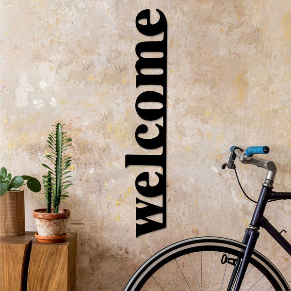 Metalna zidna dekoracija, Welcome-5-Vasdom.hr