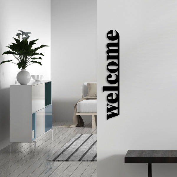 Metalna zidna dekoracija, Welcome-Vasdom.hr