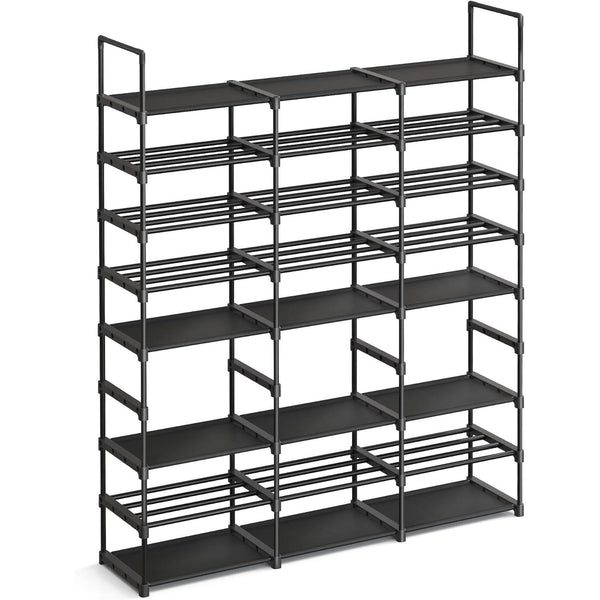 Modularni stalak za obuću s 8 polica, 29,5 x 129 x 157,6 cm, crna | SONGMICS-Vasdom.hr