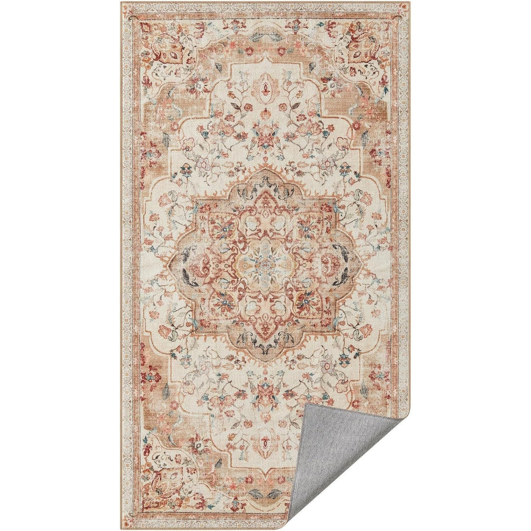 Neklizajući tepih 80x150cm tradicionalnog vintage stila, cappuccino bež boje | SONGMICS-Vasdom.hr