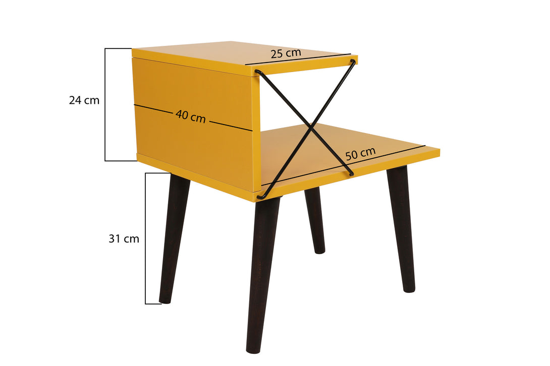 Noćni ormarić Cross - Yellow-Vasdom.hr