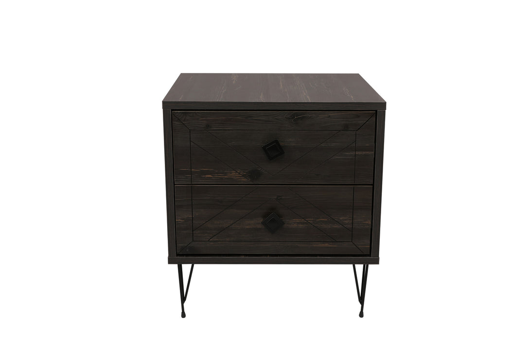 Noćni ormarić Luna - Dark Brown-Vasdom.hr