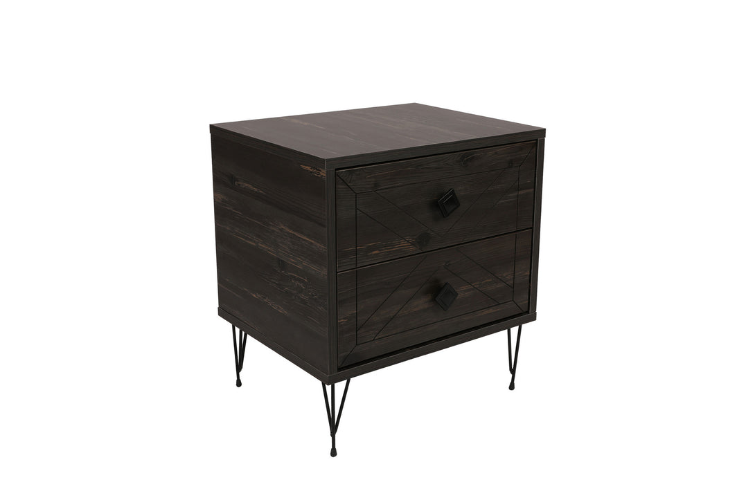 Noćni ormarić Luna - Dark Brown-Vasdom.hr