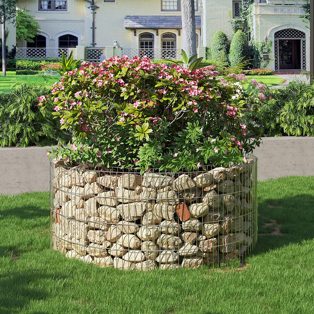 Okrugli gabion 90 x 40 cm | SONGMICS-Vasdom.hr