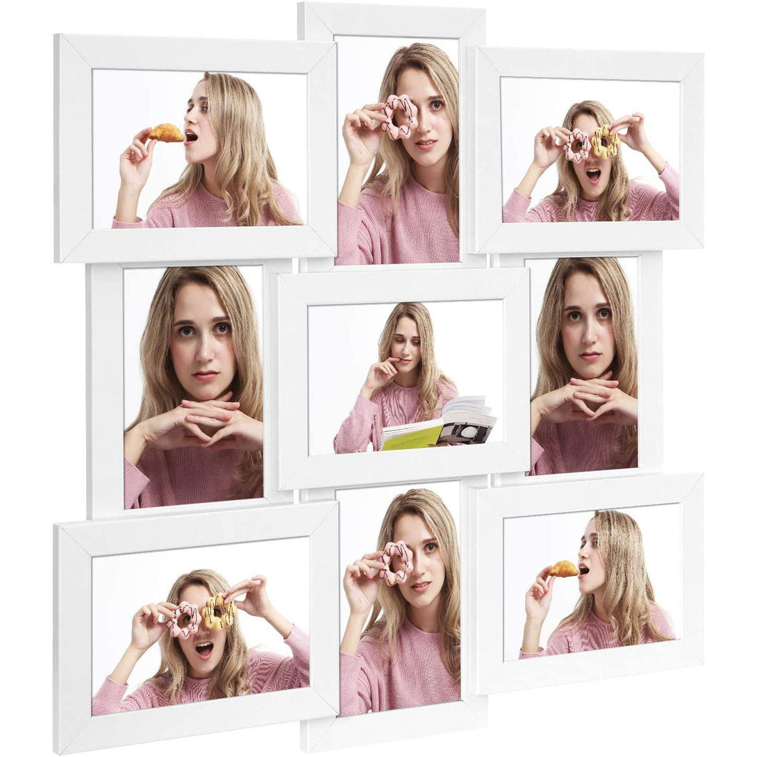 Okviri za fotografije, kolaž za 9 fotografija, bijeli | SONGMICS-Vasdom.hr