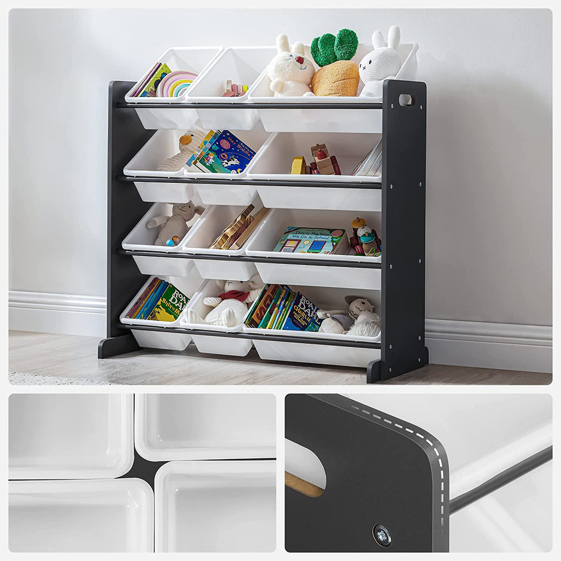 organizator za odlaganje dječjih igračaka, 86 x 26,5 x 78 cm | SONGMICS-Vasdom.hr