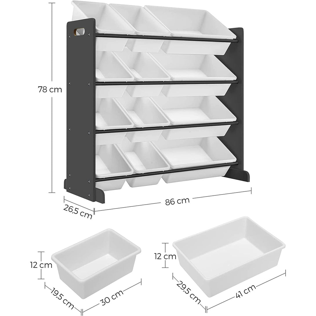 organizator za odlaganje dječjih igračaka, 86 x 26,5 x 78 cm | SONGMICS-Vasdom.hr