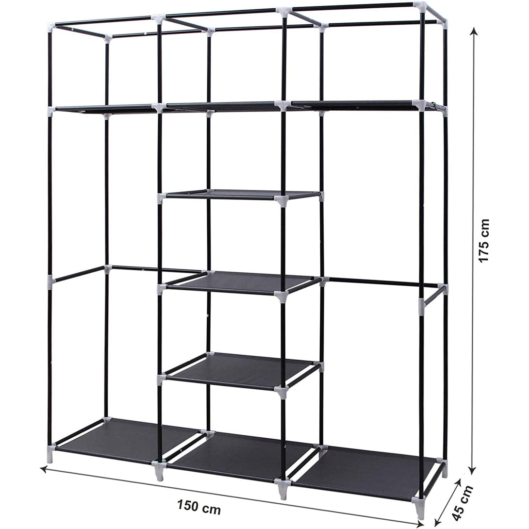 Ormar 175 x 150 x 45 cm, sivi | SONGMICS-Vasdom.hr