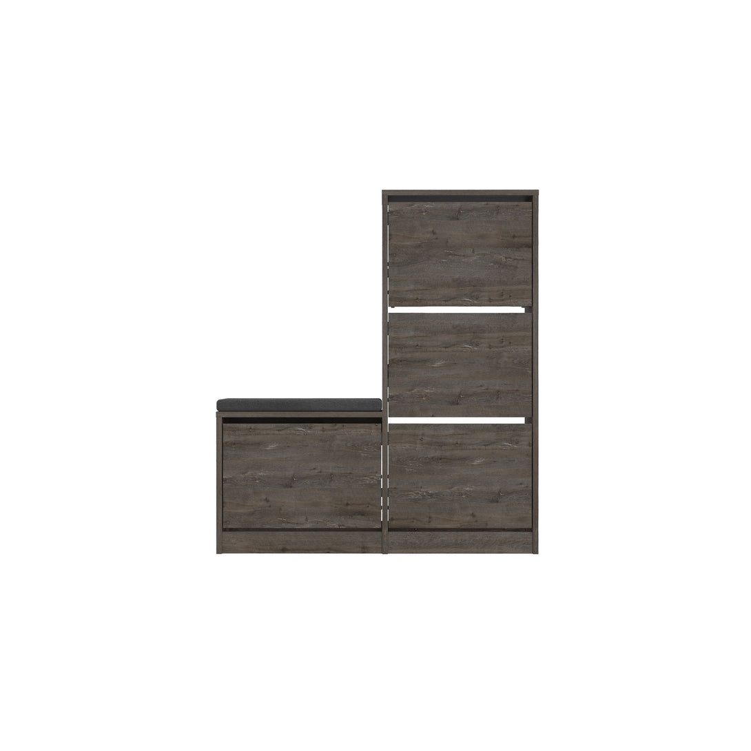 Ormar za obuću Dude - Dark Brown-Vasdom.hr