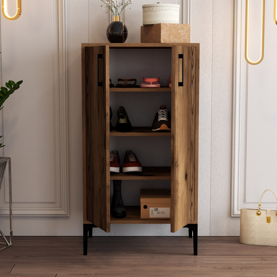 Ormar za obuću Prag - Walnut-Vasdom.hr