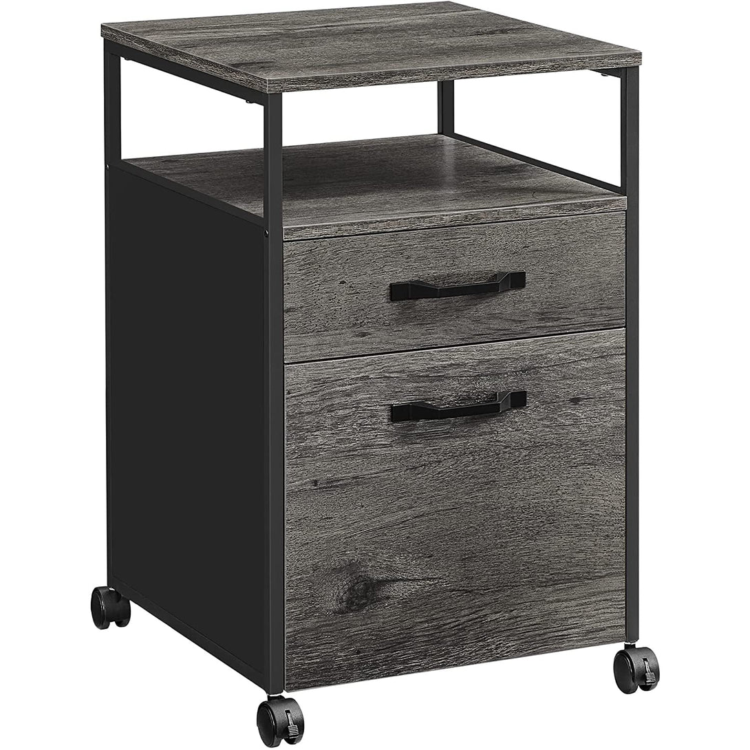 Ormar za spise 41 x 66 x 45 cm, antracit sivo crni | VASAGLE-Vasdom.hr