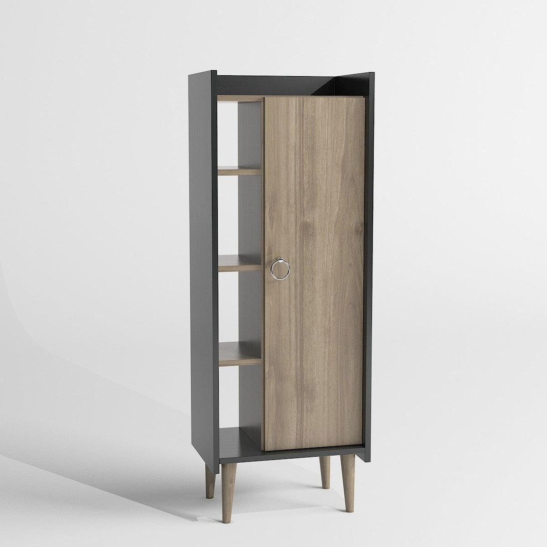 Ormarić za pohranu Lagomood Ruby - Walnut, Anthracite-Vasdom.hr