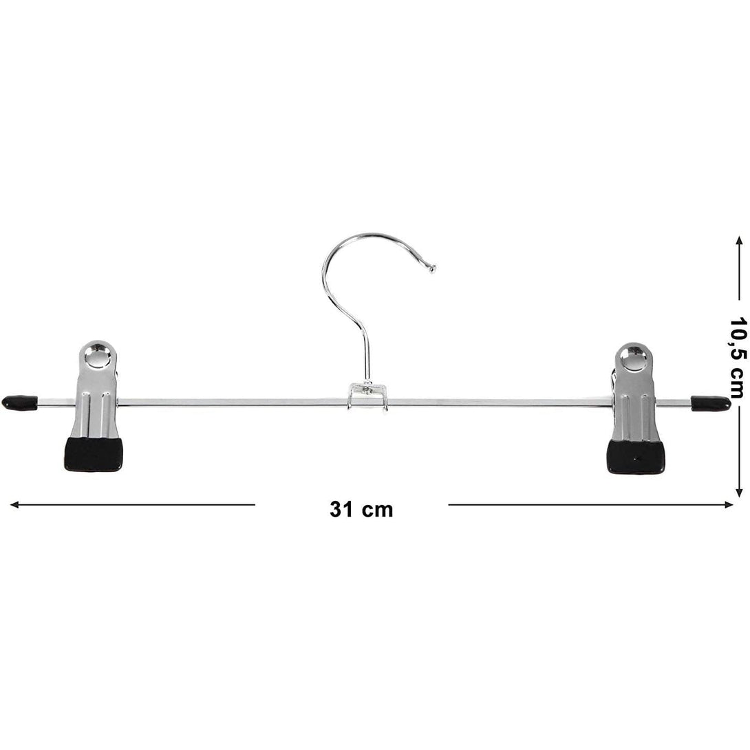 Paket od 20 metalnih vješalica za hlače i skunje 31 x 10,5 cm | SONGMICS-Vasdom.hr